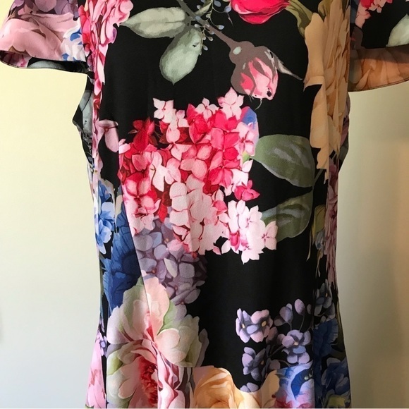 MARK Bouwer floral print dress. Plus size. - Picture 4 of 11